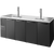 True TDR92-RISZ1-L-B-SSSS-1 Reach-In Single Zone Refrigerator with Left Side Refrigeration System. Black Exterior and Solid Swing Doors