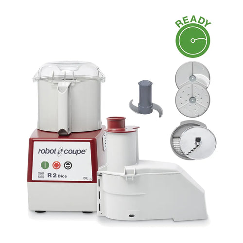Robot Coupe R2DICE Commercial Combination Food Processor – 2 HP