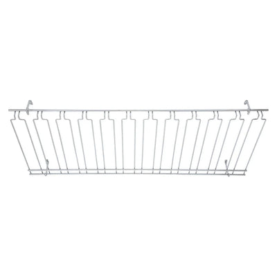 Winco GHC Overhead Glass Rack Chrome-Plated Multi-Channel