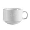 CAC Chinaware Roosevelt Stacking Cup 8oz 3 1/2"