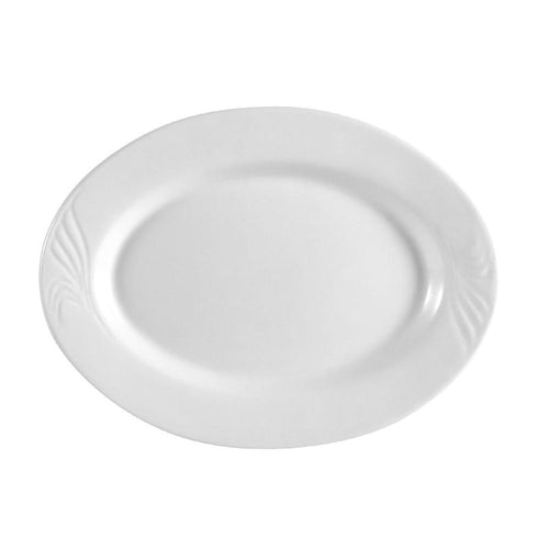 CAC Chinaware Roosevelt Oval Platter 10 1/2"