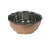 Elegant Copper and Stainless Steel Hammered Katori Bowl for Dining and Serving