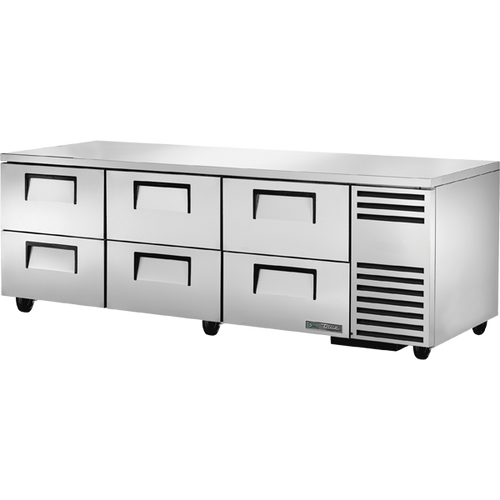 True TUC-93D-6-HC Drawered Refrigerator with Hydrocarbon Refrigerant