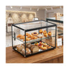 Marchia SA65 22" Straight Glass Countertop Dry Display Case – 2.2 Cu. Ft.