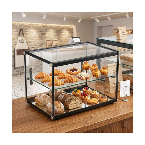 Marchia SA65 22-inch straight glass countertop dry display case