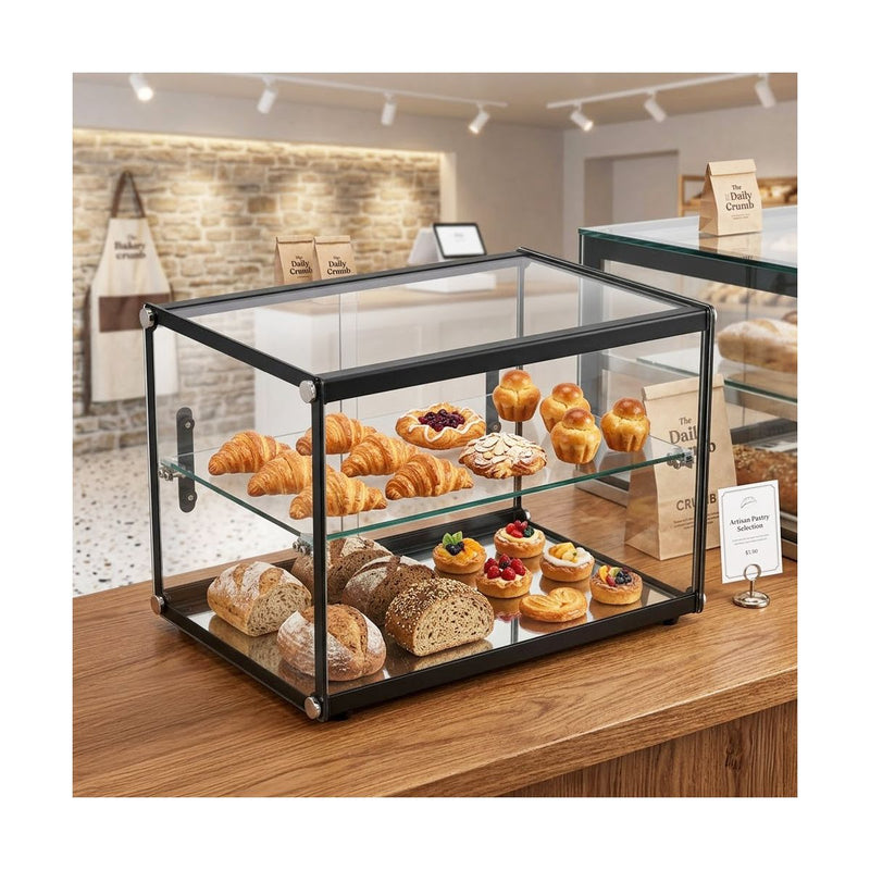 Marchia SA65 22-inch straight glass countertop dry display case