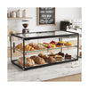 Marchia SA90 33" Straight Glass Countertop Dry Display Case – 3.1 Cu. Ft.
