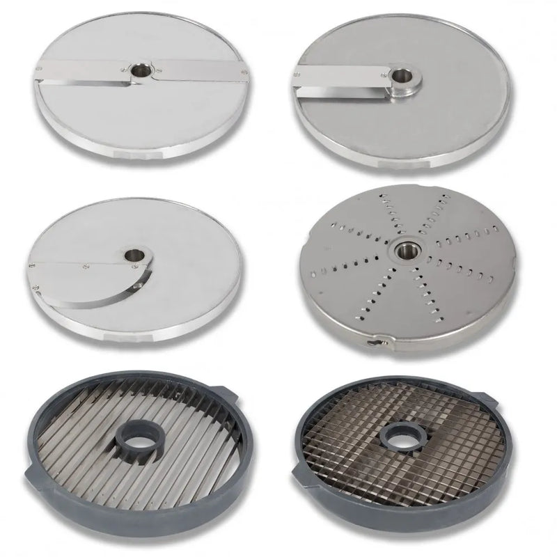 Sammic 1010219 Heavy Duty 6 Disc Package – Commercial Vegetable Processor Disc & Grid Kit