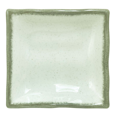 Thunder Group Melamine Western 3 oz, 4" x 3-3/4" x 1-1/8", Wavy Rectangular Sauce Dish, Victoria, 1 doz