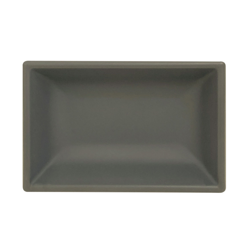 Thunder Group Melamine Western 2 oz, 3-3/4" x 2-1/2", Sauce Dish, Classic Stone Grey,1 doz