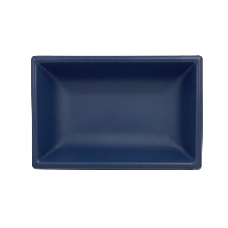 Thunder Group Melamine Western 2 oz, 3-3/4" x 2-1/2", Sauce Dish, Classic Stone Blue ,1 doz