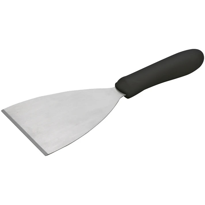 Scraper, Black Polypropylene Handle Winco TKP-40
