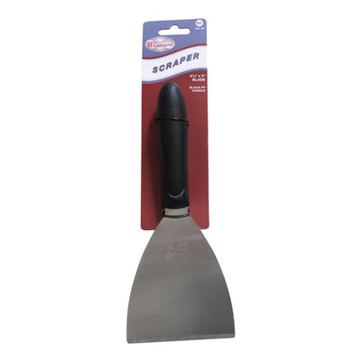 Scraper, Black Polypropylene Handle Winco TKP-40