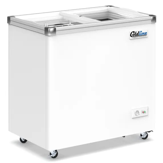 Coldline SD34- 34" Glass Top Ice Cream Freezer