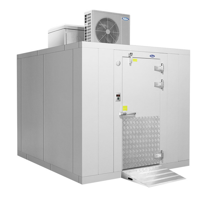 Atosa AWC0808TF-IL/IR walk-in cooler with white exterior