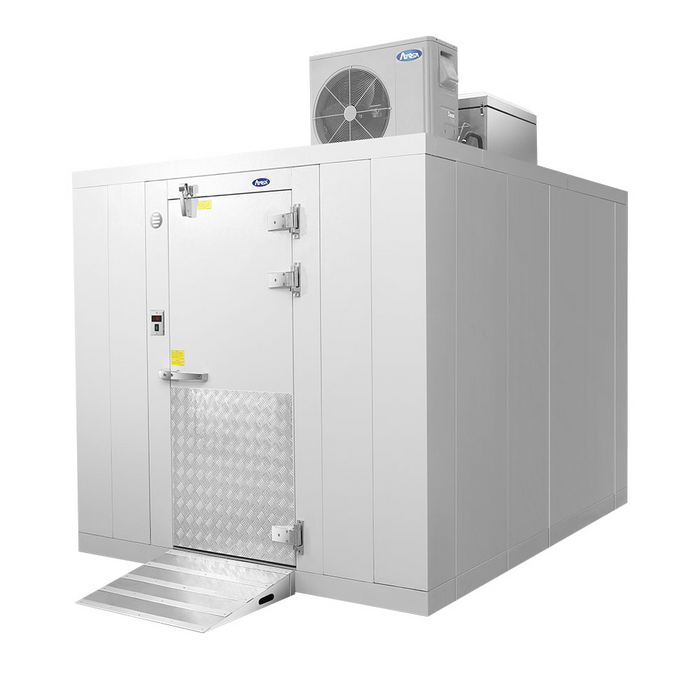 Atosa AWC0808TF-IL/IR walk-in cooler with white exterior