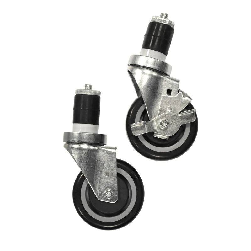 Serv-Ware 4B-0050-B 4" Wheel with 1-5/8" Insert & Brake
