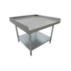 Serv-Ware 60" x 30" Stainless Steel Equipment Stand with Undershelf – Commercial Kitchen Stand (60"W x 30"D x 24"H)