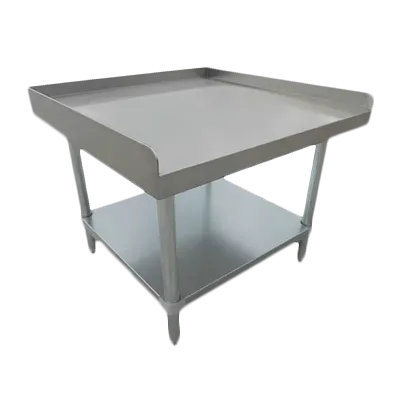 Serv-Ware ESG3072W-CWP-V 72" Stainless Steel Economy Equipment Stand with Undershelf (72"W x 30"D x 24"H)