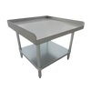 Serv-Ware ESS3024W-CWP-V 24" x 30" Deluxe Stainless Steel Equipment Stand – 16-Gauge 304 Top with Undershelf (24"W x 30"D x 24"H)