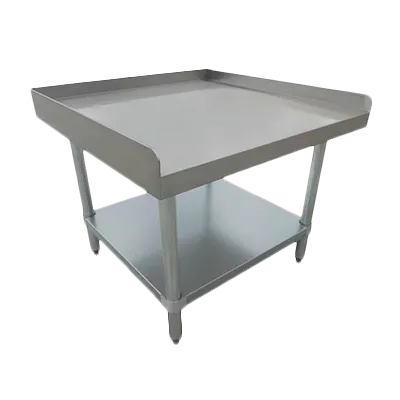 Serv-Ware ESS3060W-CWP-V 60" Deluxe Stainless Steel Equipment Stand with Undershelf (60"W x 30"D x 24"H)