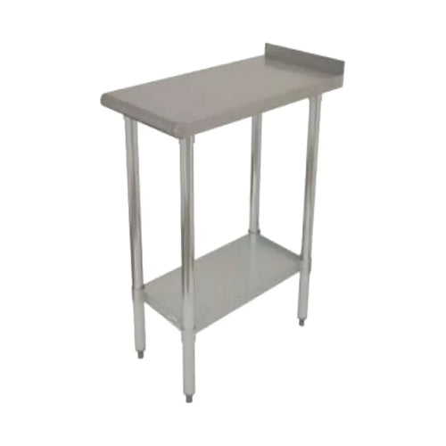 Serv-Ware FTG-3015-4 15" x 30" Stainless Steel Filler/Utility Table – Commercial Kitchen Equipment Stand (15"W x 30"D x 34"H)