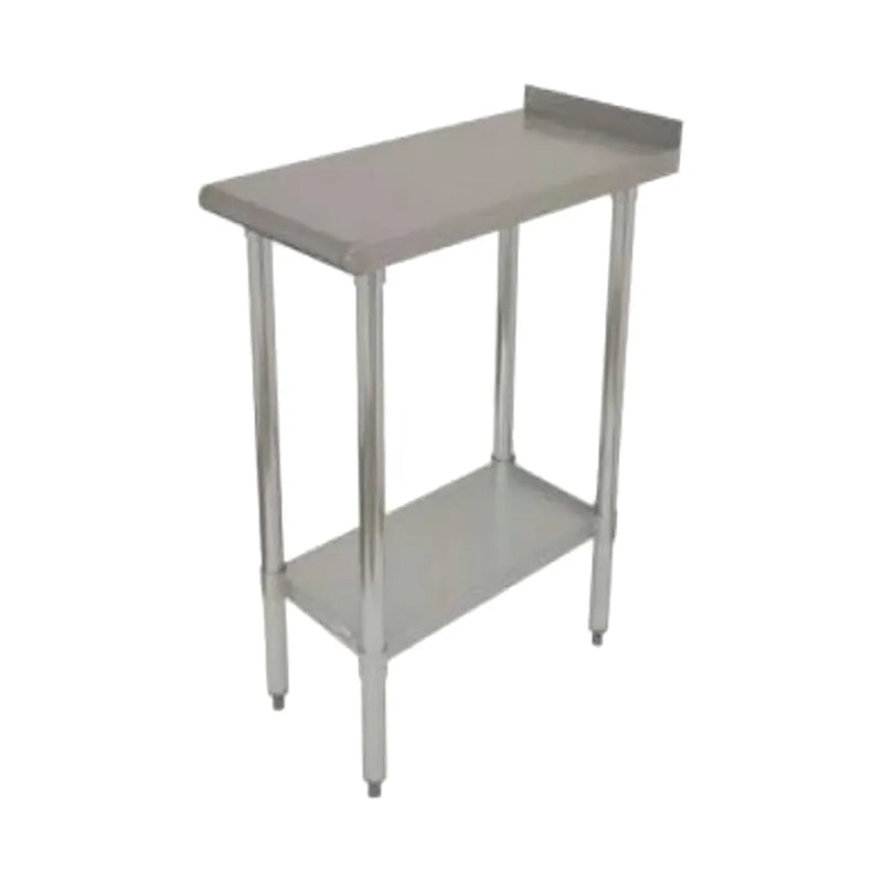Serv-Ware FTG-3015-4 15" x 30" Stainless Steel Filler/Utility Table – Commercial Kitchen Equipment Stand (15"W x 30"D x 34"H)