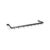 Serve-Ware 36" Wall Mounted Pot Rack with 3 Double Hooks – 304 Stainless Steel Hanging Kitchen Rack (36" x 8")