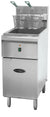 Serv-Ware SWEF-50 Electric Fryer – 50 lb Floor Model Commercial Deep Fryer, 208/240V
