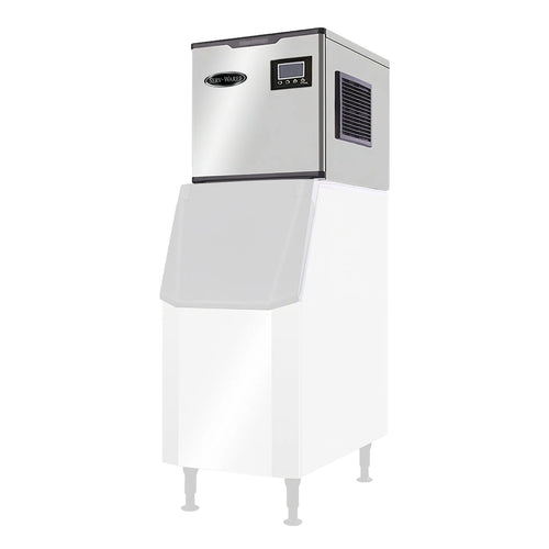 Serv-Ware SWM22-350F Cube-Style Ice Maker Head – 350 lb Production, Full Cube Commercial Ice Machine