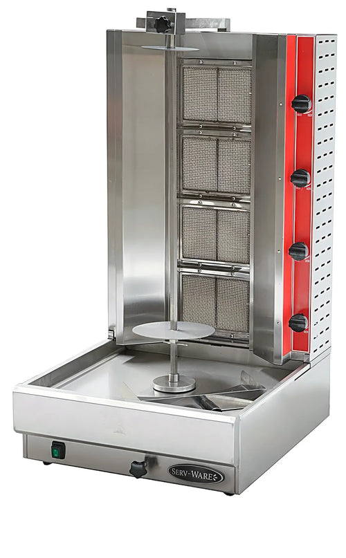 Serv-Ware SWVB-4-LP Gas Stock Pot Burner – Quad Ring Liquid Propane Heavy-Duty Cooker