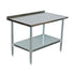 Serv-Ware T3060CWP-4-T-V Stainless Steel Top 54" - 62" Work Table
