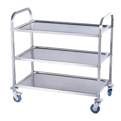 Serv-Ware Stainless Steel Utility Carts – UC-1630S3A, UC-1834M3A & UC-2037L3B