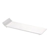 CAC Chinaware Sunrise square flat plates Long Flat Tray 14 1/4"