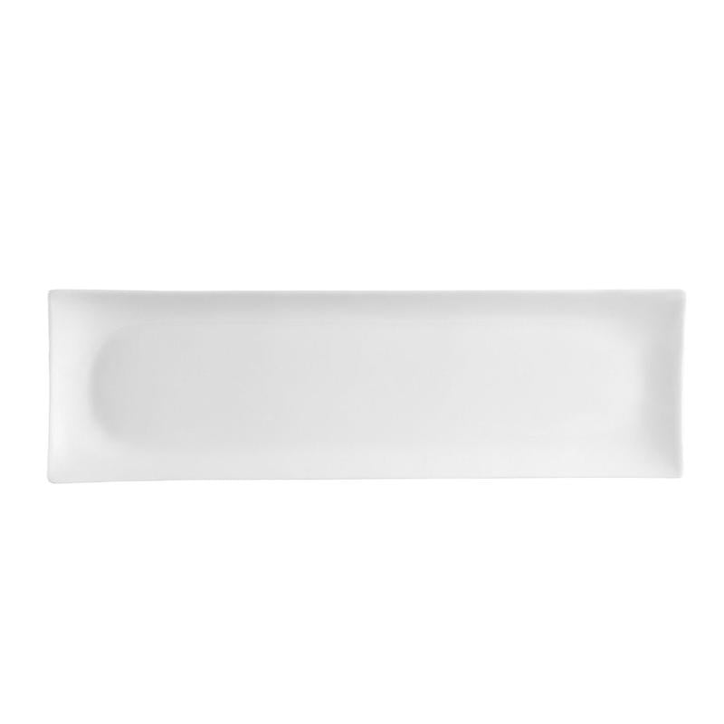 CAC Chinaware Sushia Rect. Flat Platter 13 5/8"
