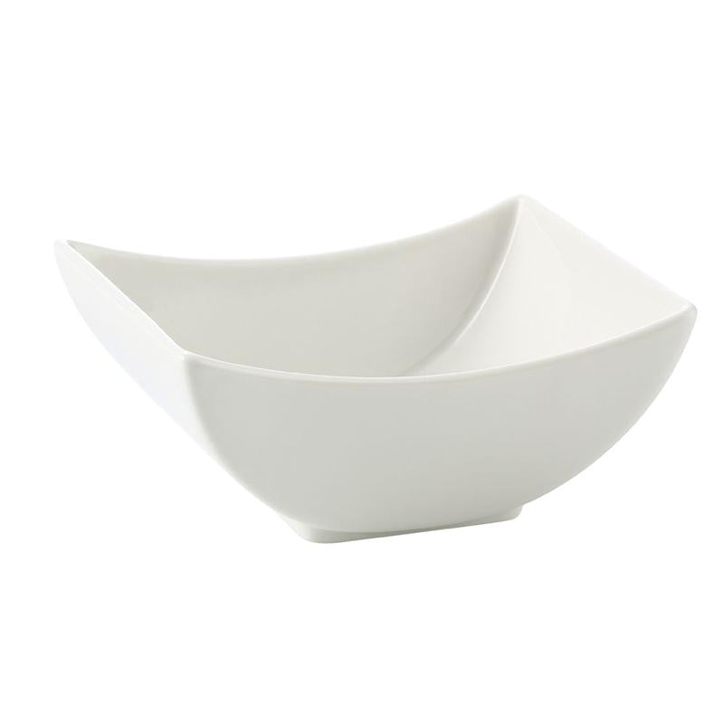 CAC Chinaware Sushia Square Bowl BoneW 4oz 4"
