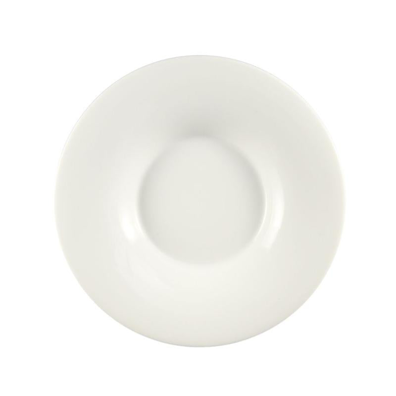 CAC Chinaware Sushia Wide Rim Coupe Plate 12 1/4"