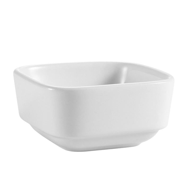 CAC Chinaware Sushia Stacking Square Fruit Dish 4.5oz 3 1/2"