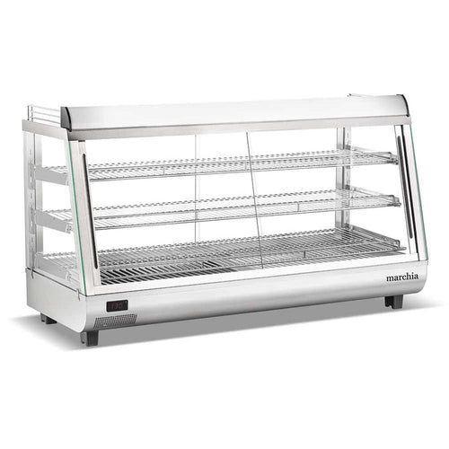 Marchia SHCC186 stainless steel heated display case