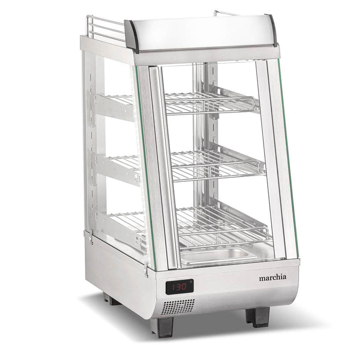 Marchia SHCC76 stainless steel heated display case