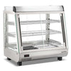 Marchia SHCC96 27" Stainless Steel Countertop Heated Display Case – 3.4 Cu. Ft.