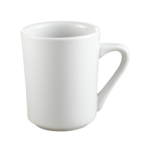 CAC Chinaware Clinton-rolled edge Sierra Mug PW 8oz 3 3/8"