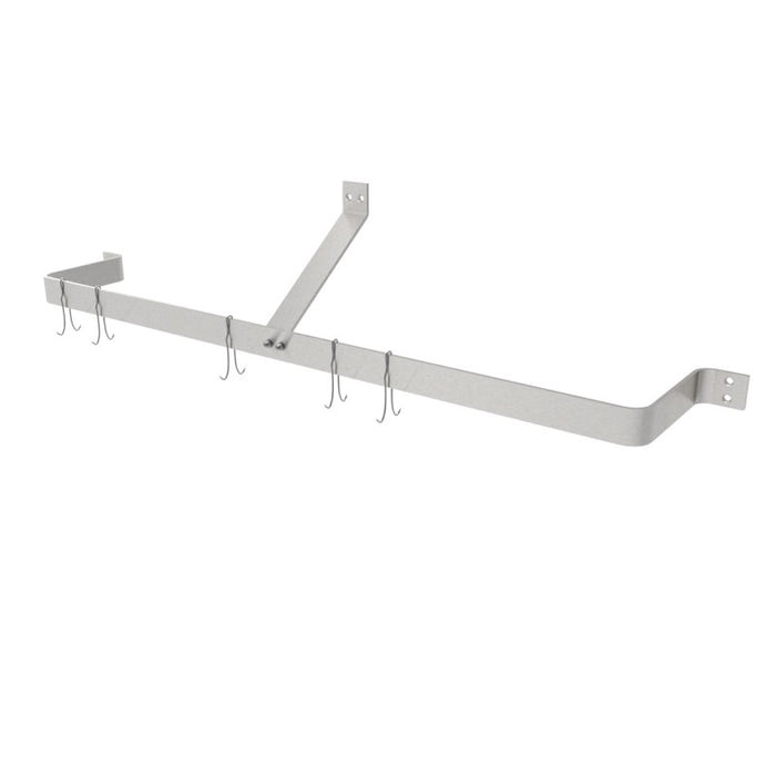 GSW Single Bar Wall Mounted Pot Rack