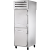True STG1RPT-2HS-1G-HC Pass-Thru Solid Half Front/Glass Rear Swing Doors Refrigerator
