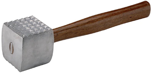 Adcraft TWH-2 2-Sided Meat Tenderizer with Wood Handle