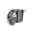 Thundergroup 16 qt Double Boiler (3 PC/SET), Stainless Steel, Encapsulated Base, Standard Electric, Gas Cooktop, Halogen & Induction Ready