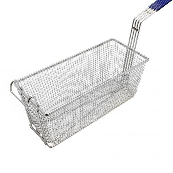 Thundergroup 13 3/8" X 5 3/4" X 5 3/4", RECTANGULAR BASKET, W/ BLUE HANDLE