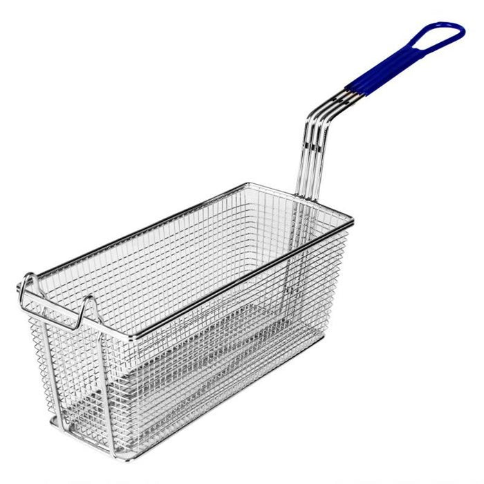 Thundergroup 13 3/8" X 5 3/4" X 5 3/4", RECTANGULAR BASKET, W/ BLUE HANDLE