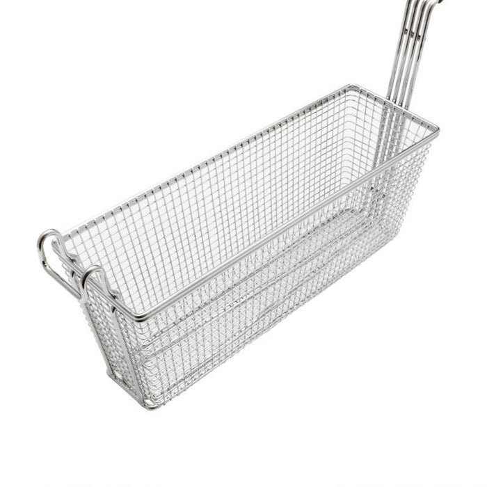 Thundergroup 13 3/8 " X 4 3/8" X 5 1/2", RECTANGULAR BASKET, W/ GREY HANDLE