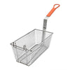 Thundergroup 12 1/8" X 6 1/2" X 5 3/8", FRY BASKET, ORANGE HANDLE